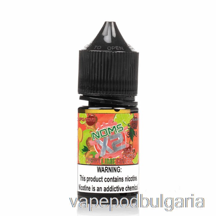 Vape 10000 Дръпки череша лайм джинджифил сол - Nomenon E-liquids - 30ml 24mg